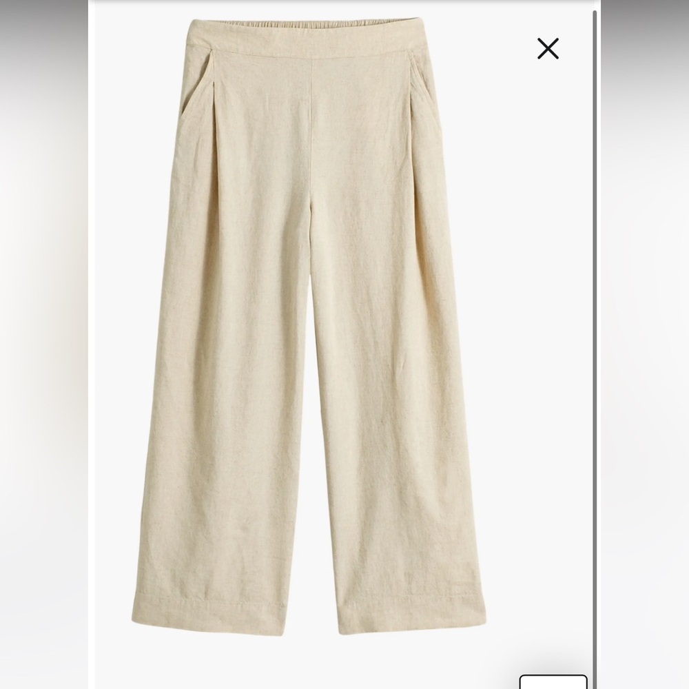 Madewell linen blend pant